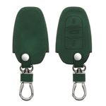 Auto si Moto - Electronice auto - Accesorii electronice auto - Husa pentru cheie auto Kwmobile pentru Opel, anti-alunecare, piele ecologica, verde - Infinity.ro