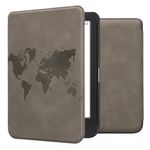 Laptop, Telefoane si Tablete - Ebook reader si accesorii - Accesorii eBook Reader - Husa pentru eBook Reader Kwmobile pentru Kobo Clara BW, Clara Colour, functie Sleep/Wake, piele ecologica, gri - Infinity.ro