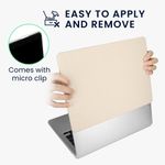 Laptop, Telefoane si Tablete - Laptopuri si accesorii - Piese laptop - Folii protectie si autocolante laptop - Carcasa laptop Kwmobile pentru Apple MacBook Air 13.6 inch A2681/A3113, policarbonat, alb - Infinity.ro