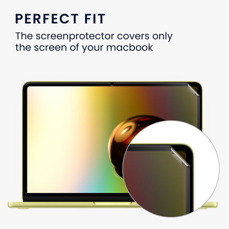 Laptop, Telefoane si Tablete - Laptopuri si accesorii - Piese laptop - Folii protectie si autocolante laptop - Folie de protectie Kwmobile pentru Apple MacBook Neo 13 2026 (A3404), aplicare fara bule, PET, transparent - Infinity.ro