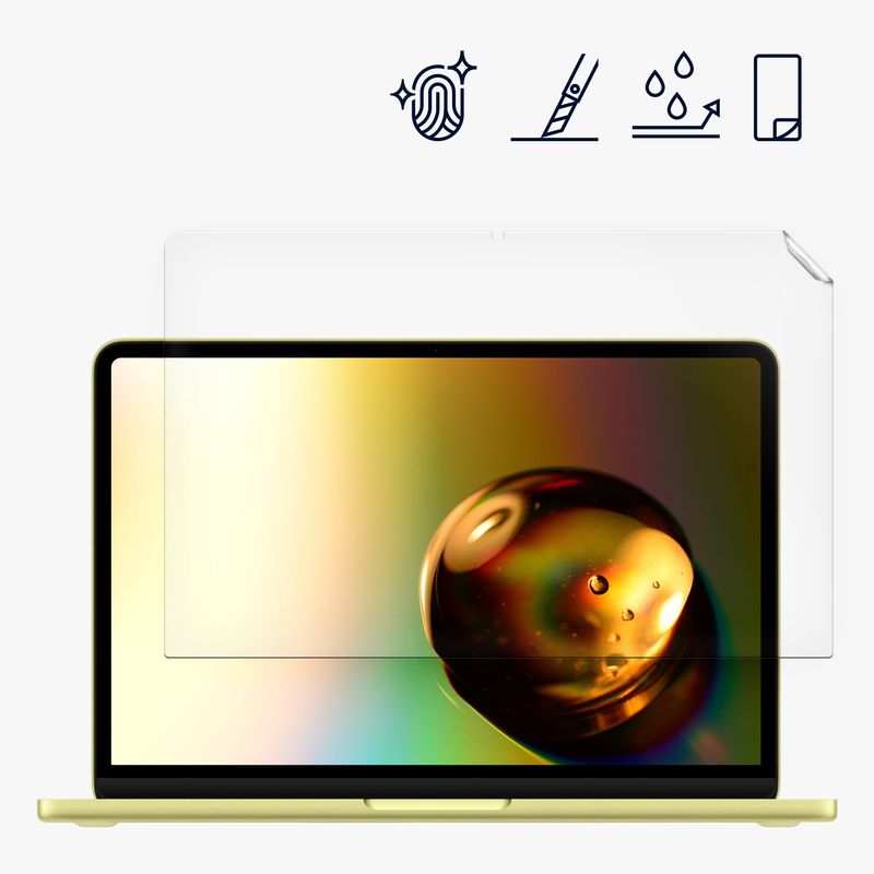 Laptop, Telefoane si Tablete - Laptopuri si accesorii - Piese laptop - Folii protectie si autocolante laptop - Folie de protectie Kwmobile pentru Apple MacBook Neo 13 2026 (A3404), aplicare fara bule, PET, transparent - Infinity.ro