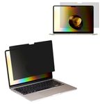 Laptop, Telefoane si Tablete - Laptopuri si accesorii - Piese laptop - Folii protectie si autocolante laptop - Folie de protectie Kwmobile pentru Apple MacBook Air 15.3 M4 2025 (A3241), aplicare usoara, PET, negru - Infinity.ro