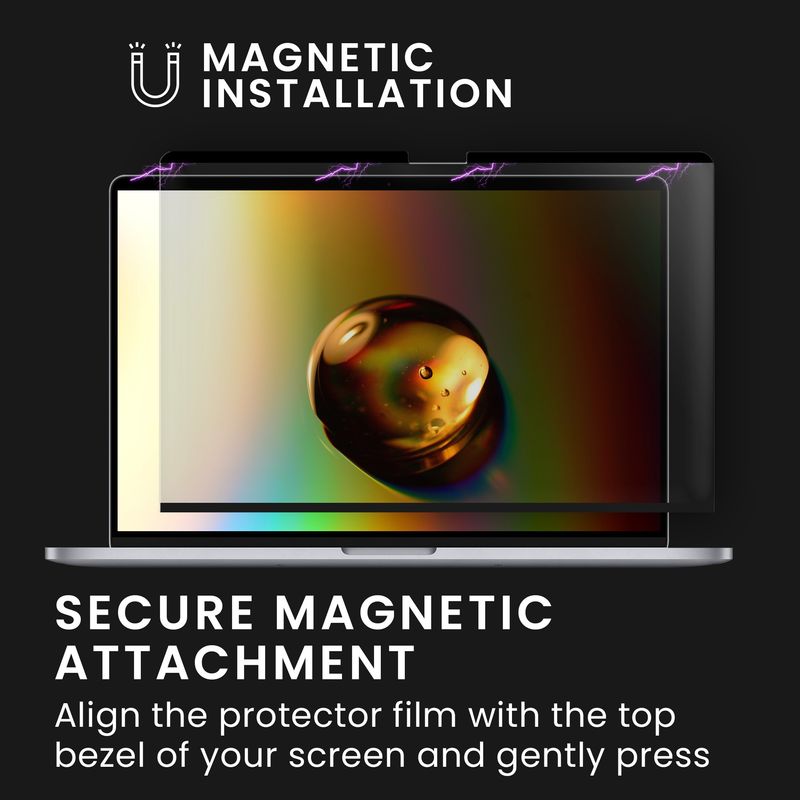 Laptop, Telefoane si Tablete - Laptopuri si accesorii - Piese laptop - Folii protectie si autocolante laptop - Folie de protectie Kwmobile pentru Apple MacBook Pro 16 inch (2019) A2141, antireflex, PET, negru - Infinity.ro