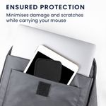 Laptop, Telefoane si Tablete - Laptopuri si accesorii - Piese laptop - Folii protectie si autocolante laptop - Folie palm rest Kwmobile pentru Apple, Logitech Magic Mouse 1, Magic Mouse 2, Logitech Pebble Wireless, fetru, negru - Infinity.ro