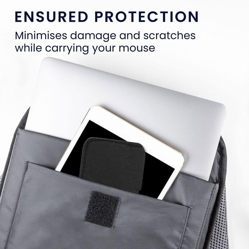 Laptop, Telefoane si Tablete - Laptopuri si accesorii - Piese laptop - Folii protectie si autocolante laptop - Folie palm rest Kwmobile pentru Apple, Logitech Magic Mouse 1, Magic Mouse 2, Logitech Pebble Wireless, fetru, negru - Infinity.ro