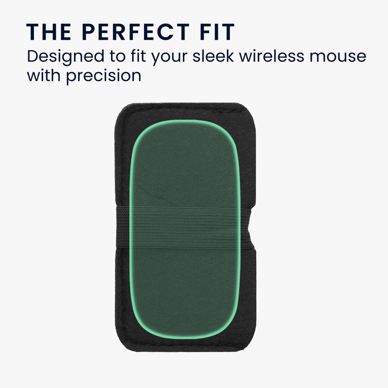 Laptop, Telefoane si Tablete - Laptopuri si accesorii - Piese laptop - Folii protectie si autocolante laptop - Folie palm rest Kwmobile pentru Apple, Logitech Magic Mouse 1, Magic Mouse 2, Logitech Pebble Wireless, fetru, negru - Infinity.ro