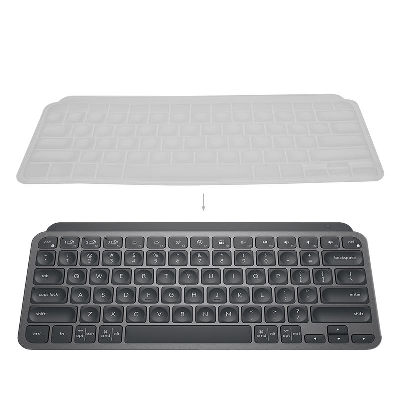Laptop, Telefoane si Tablete - Laptopuri si accesorii - Piese laptop - Folii protectie si autocolante laptop - Folie tastatura laptop Kwmobile pentru Logitech Mx Keys Mini Wireless, antizgarieturi, antipraf, silicon, transparent - Infinity.ro