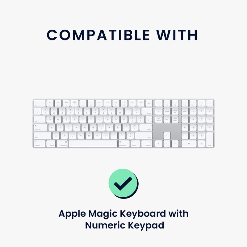 Laptop, Telefoane si Tablete - Laptopuri si accesorii - Piese laptop - Folii protectie si autocolante laptop - Husa tastatura Kwmobile pentru Apple Magic Keyboard with Numeric Keypad, in (panza), portocaliu, anti-alunecare - Infinity.ro