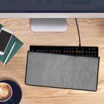 Laptop, Telefoane si Tablete - Laptopuri si accesorii - Piese laptop - Folii protectie si autocolante laptop - Husa tastatura Kwmobile pentru Logitech G213 Prodigy Gaming, in (panza), gri, anti-alunecare, inchidere cu fermoar - Infinity.ro