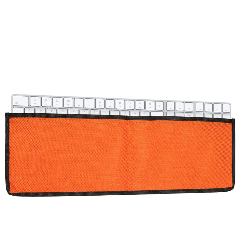 Laptop, Telefoane si Tablete - Laptopuri si accesorii - Piese laptop - Folii protectie si autocolante laptop - Husa tastatura Kwmobile pentru Apple Magic Keyboard with Numeric Keypad, in (panza), portocaliu, anti-alunecare - Infinity.ro