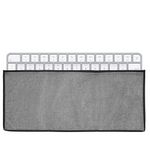 Laptop, Telefoane si Tablete - Laptopuri si accesorii - Piese laptop - Folii protectie si autocolante laptop - Husa tastatura Kwmobile pentru Apple Magic Keyboard, in (panza), gri, anti-alunecare, inchidere cu fermoar - Infinity.ro