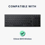 Laptop, Telefoane si Tablete - Laptopuri si accesorii - Piese laptop - Folii protectie si autocolante laptop - Husa tastatura Kwmobile pentru iClever BK10 Wireless, neopren, multicolor, curea de mana, protectie la socuri - Infinity.ro