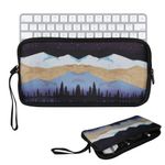 Laptop, Telefoane si Tablete - Laptopuri si accesorii - Piese laptop - Folii protectie si autocolante laptop - Husa tastatura Kwmobile pentru Apple Magic Keyboard, neopren, multicolor, curea de mana, protectie la socuri - Infinity.ro