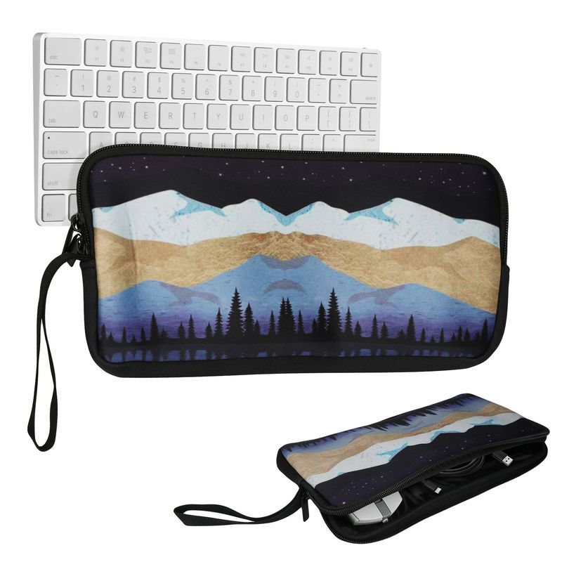 Laptop, Telefoane si Tablete - Laptopuri si accesorii - Piese laptop - Folii protectie si autocolante laptop - Husa tastatura Kwmobile pentru Apple Magic Keyboard, neopren, multicolor, curea de mana, protectie la socuri - Infinity.ro