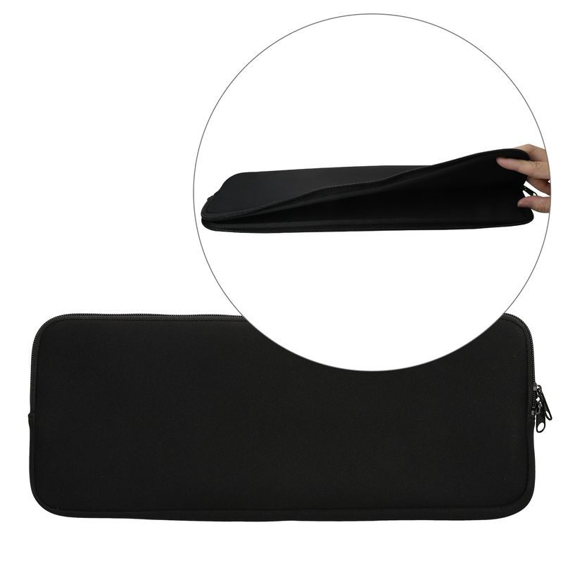 Laptop, Telefoane si Tablete - Laptopuri si accesorii - Piese laptop - Folii protectie si autocolante laptop - Husa tastatura Kwmobile pentru iClever GK03 Wireless, neopren, negru, protectie la socuri si apa - Infinity.ro