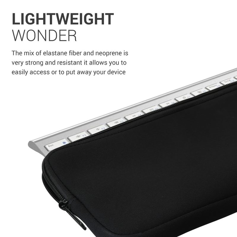 Laptop, Telefoane si Tablete - Laptopuri si accesorii - Piese laptop - Folii protectie si autocolante laptop - Husa tastatura Kwmobile pentru iClever GK03 Wireless, neopren, negru, protectie la socuri si apa - Infinity.ro