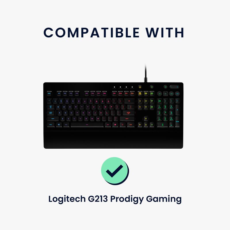 Laptop, Telefoane si Tablete - Laptopuri si accesorii - Piese laptop - Folii protectie si autocolante laptop - Husa tastatura Kwmobile pentru Logitech G213 Prodigy Gaming, in, portocaliu, anti-alunecare, inchidere cu fermoar - Infinity.ro