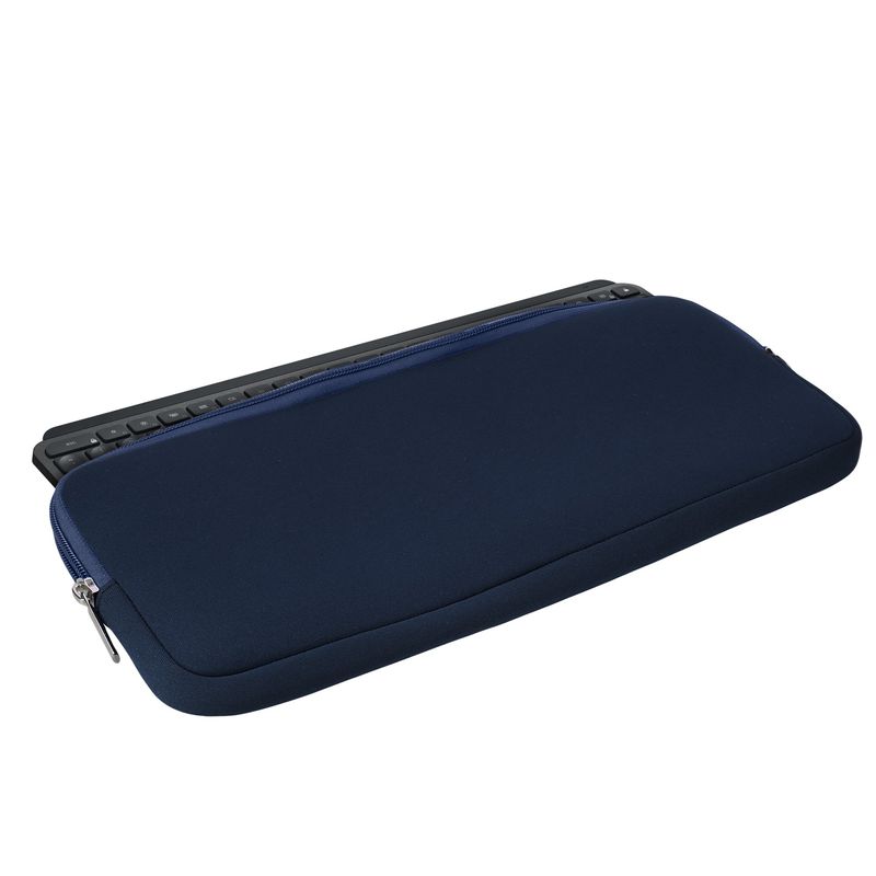 Laptop, Telefoane si Tablete - Laptopuri si accesorii - Piese laptop - Folii protectie si autocolante laptop - Husa tastatura Kwmobile pentru Logitech MX Keys Mini Wireless, neopren, albastru, protectie la socuri si apa - Infinity.ro