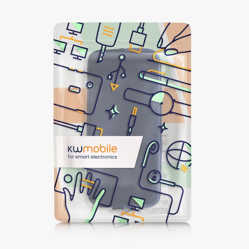 Laptop, Telefoane si Tablete - Laptopuri si accesorii - Piese laptop - Folii protectie si autocolante laptop - Husa tastatura Kwmobile pentru Logitech MX Keys Mini Wireless, neopren, albastru, protectie la socuri si apa - Infinity.ro