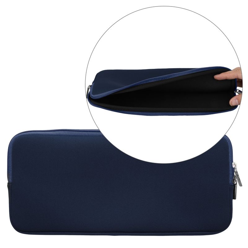 Laptop, Telefoane si Tablete - Laptopuri si accesorii - Piese laptop - Folii protectie si autocolante laptop - Husa tastatura Kwmobile pentru Logitech MX Keys Mini Wireless, neopren, albastru, protectie la socuri si apa - Infinity.ro