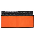 Laptop, Telefoane si Tablete - Laptopuri si accesorii - Piese laptop - Folii protectie si autocolante laptop - Husa tastatura Kwmobile pentru Logitech MK270 Wireless, in (panza), portocaliu, anti-alunecare, inchidere cu fermoar - Infinity.ro