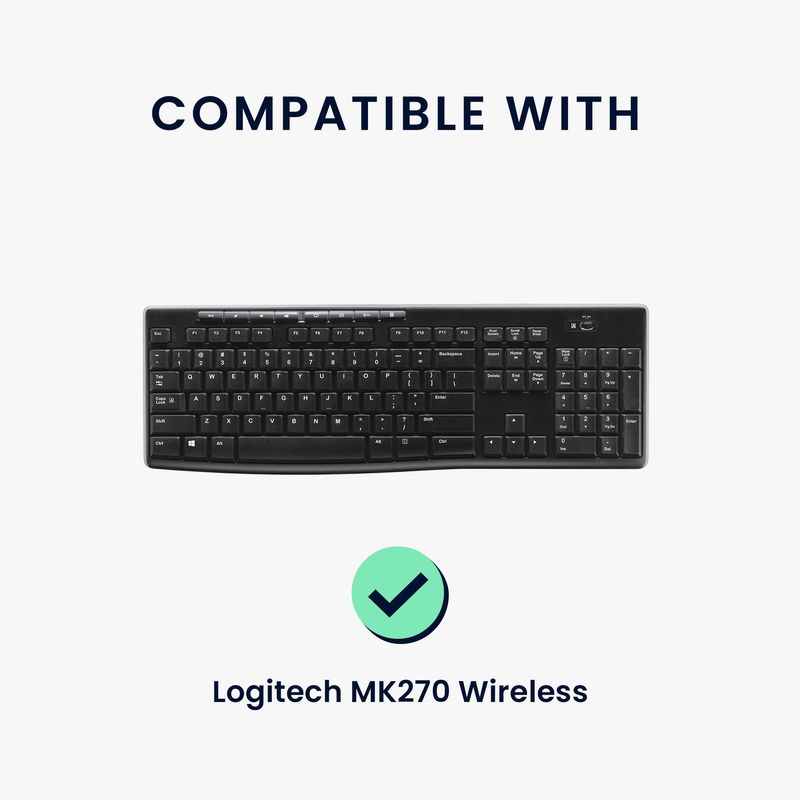 Laptop, Telefoane si Tablete - Laptopuri si accesorii - Piese laptop - Folii protectie si autocolante laptop - Husa tastatura Kwmobile pentru Logitech MK270 Wireless, in (panza), gri, anti-alunecare, inchidere cu fermoar - Infinity.ro