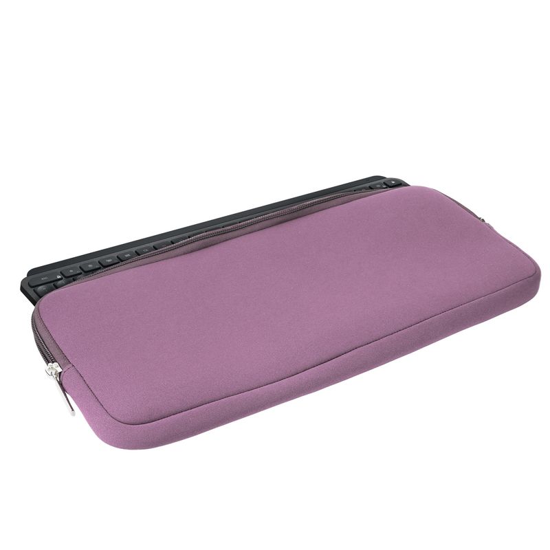 Laptop, Telefoane si Tablete - Laptopuri si accesorii - Piese laptop - Folii protectie si autocolante laptop - Husa tastatura Kwmobile pentru Logitech MX Keys Mini Wireless, neopren, mov, protectie la socuri si apa - Infinity.ro