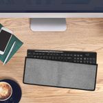 Laptop, Telefoane si Tablete - Laptopuri si accesorii - Piese laptop - Folii protectie si autocolante laptop - Husa tastatura Kwmobile pentru Logitech MK270 Wireless, in (panza), gri, anti-alunecare, inchidere cu fermoar - Infinity.ro