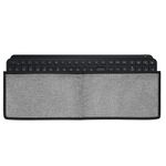 Laptop, Telefoane si Tablete - Laptopuri si accesorii - Piese laptop - Folii protectie si autocolante laptop - Husa tastatura Kwmobile pentru Logitech MX Keys Wireless, in (panza), gri, anti-alunecare, inchidere cu fermoar - Infinity.ro