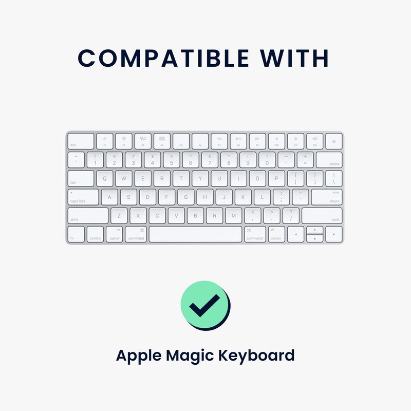 Laptop, Telefoane si Tablete - Laptopuri si accesorii - Piese laptop - Folii protectie si autocolante laptop - Protectie tastatura Kwmobile pentru Apple Magic Keyboard, in (panza), multicolor, protectie la praf si zgarieturi - Infinity.ro
