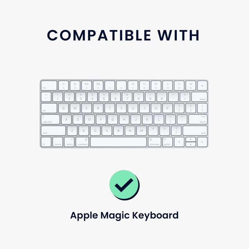 Laptop, Telefoane si Tablete - Laptopuri si accesorii - Piese laptop - Folii protectie si autocolante laptop - Protectie tastatura Kwmobile pentru Apple Magic Keyboard, in (panza), multicolor, protectie la zgarieturi - Infinity.ro
