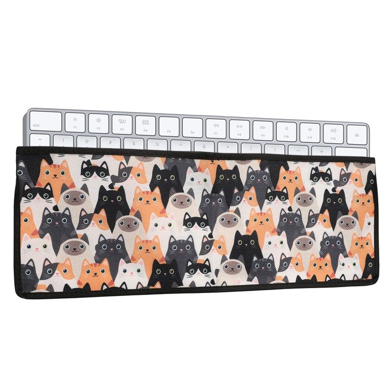 Laptop, Telefoane si Tablete - Laptopuri si accesorii - Piese laptop - Folii protectie si autocolante laptop - Protectie tastatura Kwmobile pentru Apple Magic Keyboard, in (panza), multicolor, protectie la praf si zgarieturi - Infinity.ro
