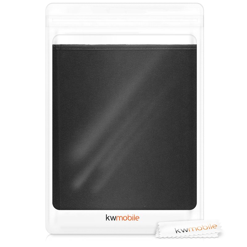 Laptop, Telefoane si Tablete - Laptopuri si accesorii - Piese laptop - Folii protectie si autocolante laptop - Husa tastatura Kwmobile universala, textil, negru, protectie la praf si zgarieturi - Infinity.ro