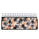 Laptop, Telefoane si Tablete - Laptopuri si accesorii - Piese laptop - Folii protectie si autocolante laptop - Protectie tastatura Kwmobile pentru Apple Magic Keyboard, in (panza), multicolor, protectie la praf si zgarieturi - Infinity.ro