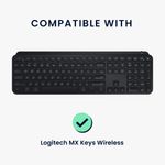 Laptop, Telefoane si Tablete - Laptopuri si accesorii - Piese laptop - Folii protectie si autocolante laptop - Protectie tastatura Kwmobile pentru Logitech MX Keys Wireless, in (panza), multicolor, protectie la praf si zgarieturi - Infinity.ro