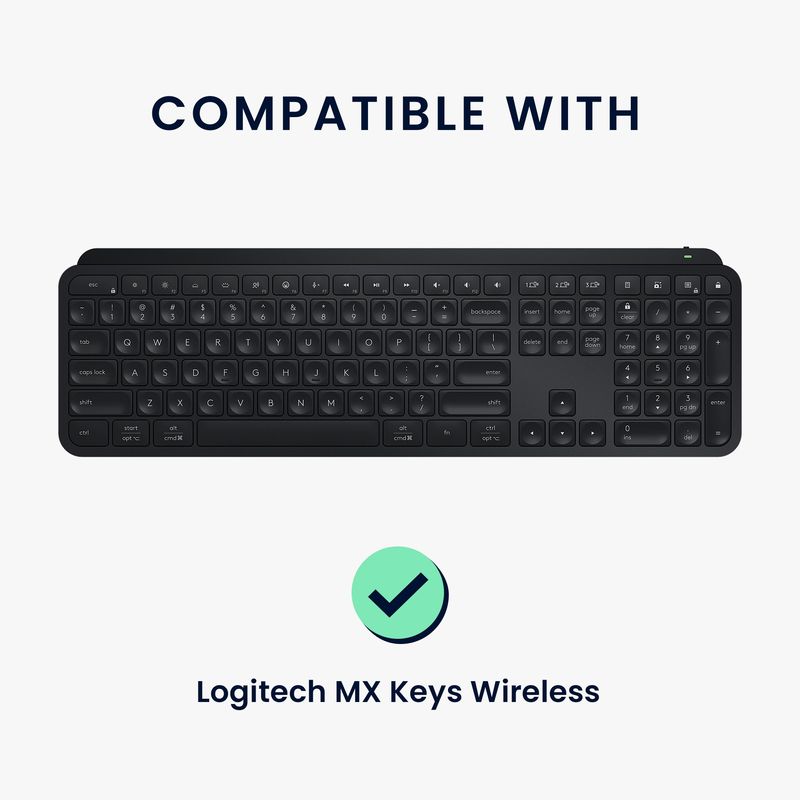 Laptop, Telefoane si Tablete - Laptopuri si accesorii - Piese laptop - Folii protectie si autocolante laptop - Protectie tastatura Kwmobile pentru Logitech MX Keys Wireless, in (panza), multicolor, protectie la praf si zgarieturi - Infinity.ro