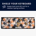 Laptop, Telefoane si Tablete - Laptopuri si accesorii - Piese laptop - Folii protectie si autocolante laptop - Protectie tastatura Kwmobile pentru Logitech MX Keys Wireless, in (panza), multicolor, protectie la praf si zgarieturi - Infinity.ro