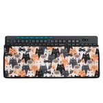 Laptop, Telefoane si Tablete - Laptopuri si accesorii - Piese laptop - Folii protectie si autocolante laptop - Protectie tastatura Kwmobile pentru Logitech MK270 Wireless, in (panza), multicolor, protectie la praf si zgarieturi - Infinity.ro