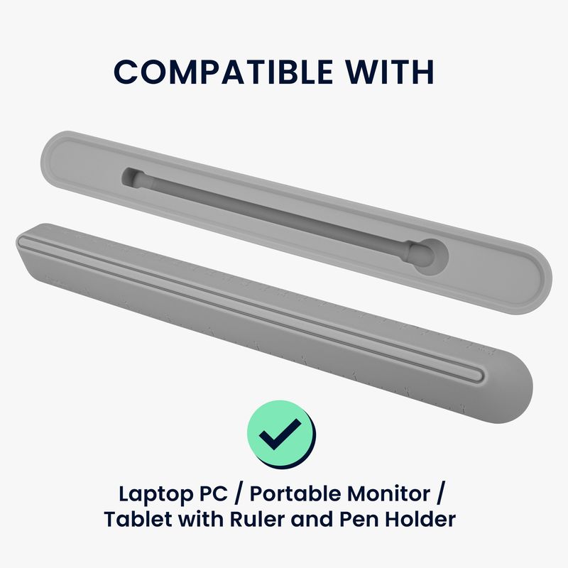 Laptop, Telefoane si Tablete - Laptopuri si accesorii - Piese laptop - Folii protectie si autocolante laptop - Stand universal Kwmobile pentru laptop, monitor portabil si tableta, reglabil, plastic, gri - Infinity.ro