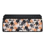Laptop, Telefoane si Tablete - Laptopuri si accesorii - Piese laptop - Folii protectie si autocolante laptop - Protectie tastatura Kwmobile pentru Logitech MX Keys Wireless, in (panza), multicolor, protectie la praf si zgarieturi - Infinity.ro