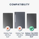 Laptop, Telefoane si Tablete - Tablete si accesorii tablete - Accesorii Tablete - Folii protectie tablete - Set 2 folii de protectie Kwmobile pentru Samsung Galaxy Tab S10 FE/S10 Lite/S9 FE/S9, PET, transparent, antireflex - Infinity.ro