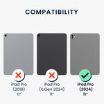 Laptop, Telefoane si Tablete - Tablete si accesorii tablete - Accesorii Tablete - Folii protectie tablete - Set 2 folii de protectie Kwmobile pentru Apple iPad Pro 11 inch M4 (2024), PET, transparent, anti-amprenta, fara bule - Infinity.ro