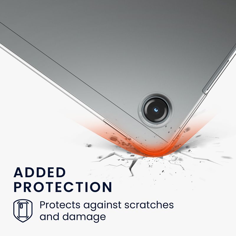 Laptop, Telefoane si Tablete - Tablete si accesorii tablete - Accesorii Tablete - Huse tablete - Husa tip carcasa Kwmobile pentru Samsung Galaxy Tab A11/A9, TPU, transparent, anti-alunecare - Infinity.ro