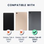 Laptop, Telefoane si Tablete - Tablete si accesorii tablete - Accesorii Tablete - Folii protectie tablete - Set 2 folii de protectie Kwmobile pentru Samsung Galaxy Tab A8 10.5 inch (2021), PET, transparent, antizgarieturi - Infinity.ro