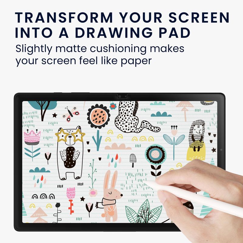 Laptop, Telefoane si Tablete - Tablete si accesorii tablete - Accesorii Tablete - Folii protectie tablete - Set 2 folii de protectie Kwmobile pentru Samsung Galaxy Tab A8 10.5 inch (2021), PET, transparent, antizgarieturi - Infinity.ro