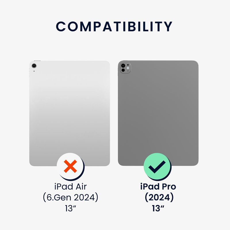 Laptop, Telefoane si Tablete - Tablete si accesorii tablete - Accesorii Tablete - Folii protectie tablete - Set 2 folii de protectie Kwmobile pentru Apple iPad Pro 13 inch M4 (2024), PET, transparent, anti-amprenta, fara bule - Infinity.ro