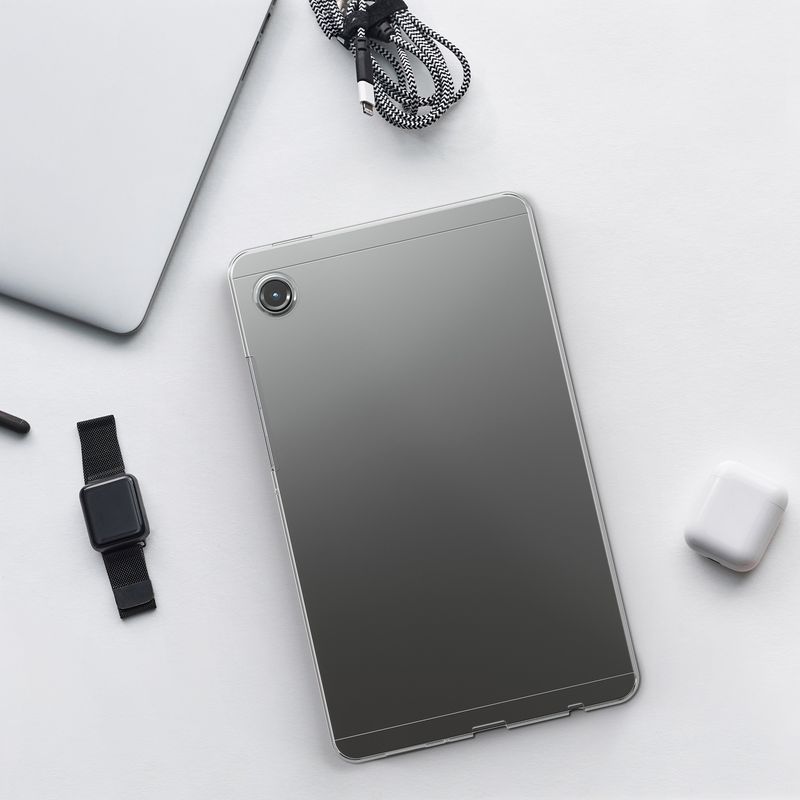 Laptop, Telefoane si Tablete - Tablete si accesorii tablete - Accesorii Tablete - Huse tablete - Husa tip carcasa Kwmobile pentru Samsung Galaxy Tab A11/A9, TPU, transparent, anti-alunecare - Infinity.ro