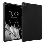 Laptop, Telefoane si Tablete - Tablete si accesorii tablete - Accesorii Tablete - Huse tablete - Husa tip carcasa Kwmobile pentru Samsung Galaxy Tab A11 Plus, silicon, negru, anti-alunecare - Infinity.ro