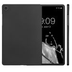 Laptop, Telefoane si Tablete - Tablete si accesorii tablete - Accesorii Tablete - Huse tablete - Husa tip carcasa Kwmobile pentru Samsung Galaxy Tab A11 Plus, silicon, negru, anti-alunecare - Infinity.ro