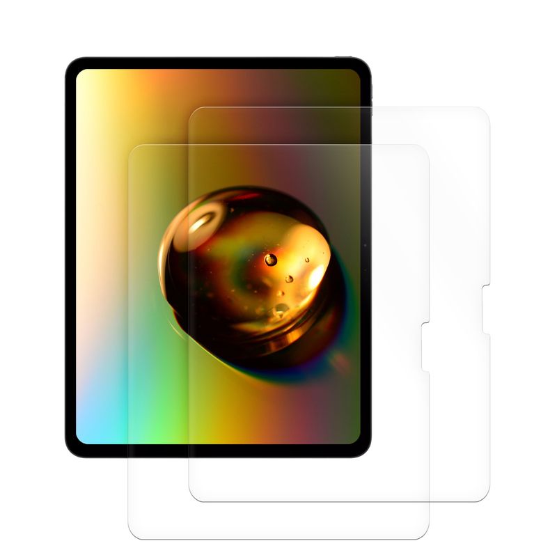 Laptop, Telefoane si Tablete - Tablete si accesorii tablete - Accesorii Tablete - Folii protectie tablete - Set 2 folii de protectie Kwmobile pentru Apple iPad Pro 13 inch M4 (2024), PET, transparent, anti-amprenta, fara bule - Infinity.ro